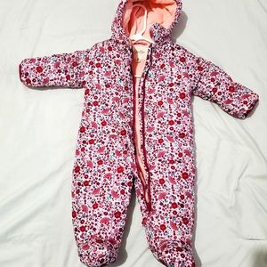 Jessica Simpson Pink & Purple snowsuit 6-9 months